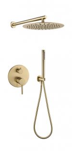 Душевая система скрытого монтажа Grocenberg GB5099MG-3 Матовое золото